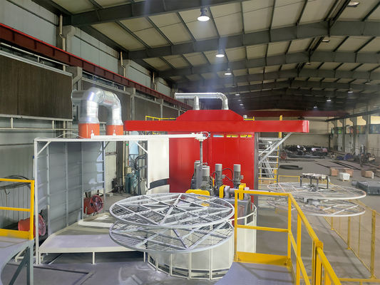 Buy Polyethylene Turret Rotational Molding Equipment PLC Control System 1000 Liters online manufacture