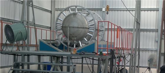 Buy Electric Rock And Roll Rotational Moulding Water Storage Tank Making Machine Hot Air Circulation online manufacture