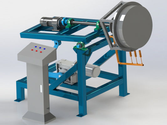 Buy Water Storage Bucket Rock And Roll Rotational Moulding Machine For Plastic Hollow Products online manufacture