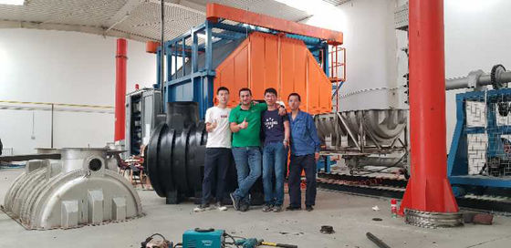 Buy Plastic Product Making Machine Shuttle Rotomolding Machine In China Plastic Hollow Forming Machine online manufacture
