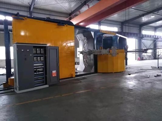 Buy Automatic PLC Controlled Rotational Molding Machine For Aluminum Mold Cooling online manufacture