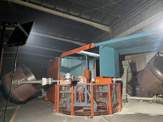 Buy Three Arm Five Station Automatic Rotary Forming Roto Molding Machines online manufacture