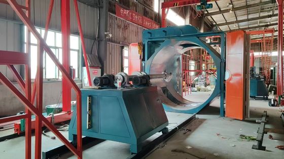 Buy Gas Heated Remote Control Rotational Molding Machine Automatic 2 Arm online manufacture