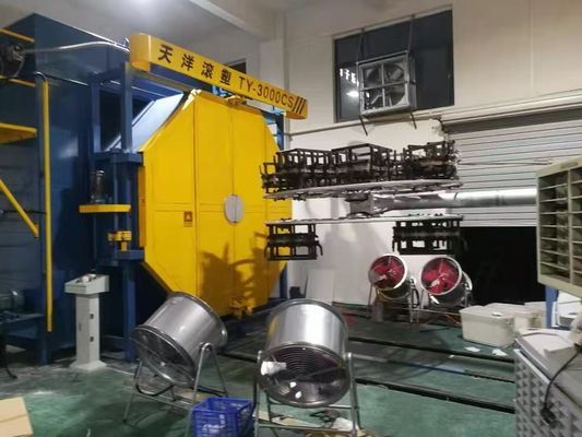 Buy A hot air-heated rotational molding machine  Chinese-made rotational molding machines online manufacture