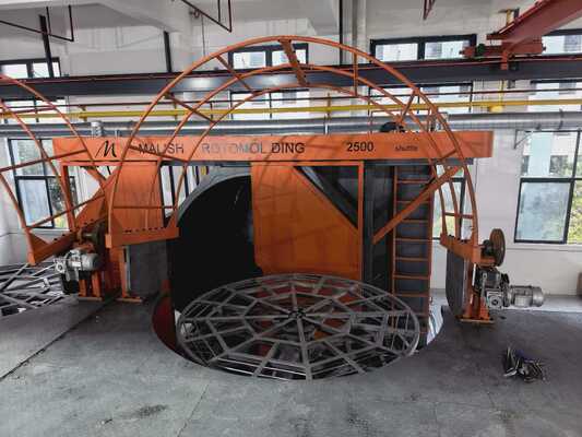 Buy Three-arm Oven Mobile Injection Roto Moulding Machine for High Capacity Production online manufacture