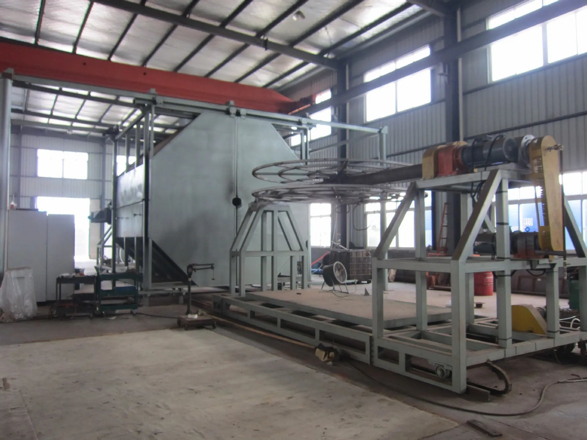 Polyethylene Miniature Roto Molding Machine Capacity 500-1000 Liters