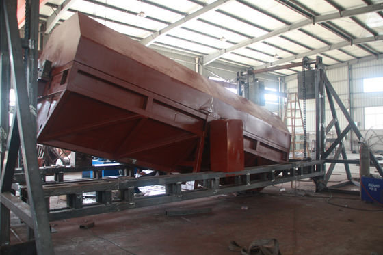Large Size Rock And Roll Rotational Moulding Machine Hot Air Circulation