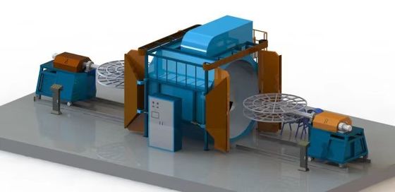 Plastic Product Making Shuttle Rotomolding Machine High Efficiency