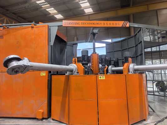 4-Arm Turret Rotational Molding Machine